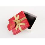 Red Present Packaing Cardboard Gift Boxes For Watch / Chocolate / Necklace for sale