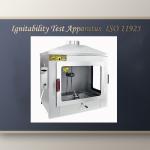EN ISO 11925 Ignitability Flammability Test Equipment For Single Flame Source Test for sale