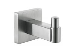 China Satin Polished Bathroom Wall Hooks 304 Stainless Steel Towel Hooks supplier