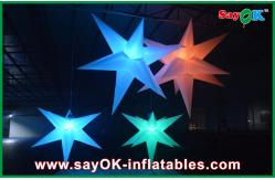 China Wedding Hanging Inflatable Lighting Decoration Inflatable Led Star supplier