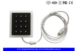 China Custom Industrial Numeric Keypad , 12 Plastic Keys Metal Keypad With Backlight supplier
