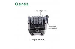 China Leibinger Numbering Machine Parts GTO Offset Machine 7 Digits Backward Gothic supplier