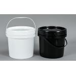 Thermal Transfer Printing Plastic Food Bucket With Customizable Logo And Available Lid for sale