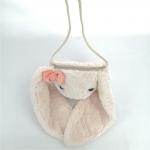 Stuffed Plush Toy Backpack 100% Polyester Earth Friendly Bunny Head Toy Bag for sale