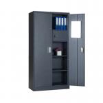 Easy Assemble Home 0.6mm Cam Key Security Grey Steel Wardrobe