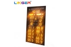 China Waterproof IP65 LED Basketball Scoreboard With Club Logo supplier