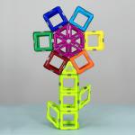 Sunflower Shapes Colorful Magnetic Tiles , Magnetic Stacking Toy For 3 Years + for sale
