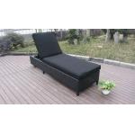 Multifunction Rattan Sun Lounger , Resin Wicker Lounge Chair for sale