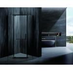 Diamond Shower Enclosure With Aluminium Black Frame And 6/8mm Tempered Glass for sale