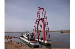 China 500m3/h Flow Rate Jet Suction Dredger For Small Rivers And Lakes supplier