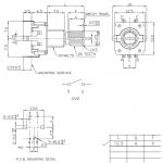 12mm Metal Shaft Rotary Encoder With Screw Thread Speaker Audio