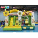 Tarpaulin Inflatable Bounce House Children Bouncer Castle Cartoon Ladybug Jumping Bed Slide for sale