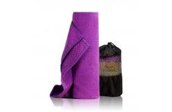 China Non Slip Custom Foldable Yoga Mat Towel Highly Absorbent Cleanable supplier