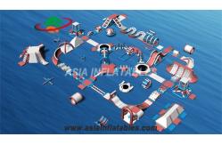 China Customized Floating Inflatable Aqua Park Inflatable Aquatics Park For Sea supplier
