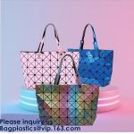 China Ladies Designer Tote Bag Shoulder PVC Shopper Bag,Tote Handbag Handles Clear PVC Shopper Bag with Large Capacity for sale