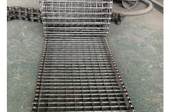 China Large Open Areas Sus Eye Link Conveyor Belt For Food Cooling supplier