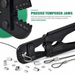 Portable Aluminum Wire Sleeve Crimping Tool Non Slip Practical