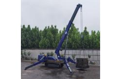 China Hydraulic Remote Control Diesel Electric Power Spider Crawler Crane 5ton 8ton supplier