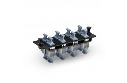 China P8mtphb 8 Mtp Fiber Patch Panel Key Up To Key Up Om3/Om4 supplier