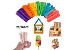 China FDA Jumbo Craft Wooden Ice Cream Stick Custom Popsicle Sticks supplier