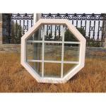 Commercial Hurricane Fixed Glass Window 24 Inch Octagon for sale