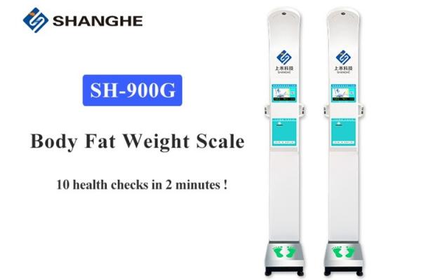 10.1 Inch Touch Screen Accurate Body Weight And Height Scale