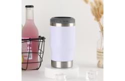 China Reusable Portable Water Cup with Keep Cool Function BPA Free Material White supplier