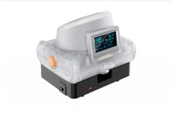 China Inductive Charging OLED Display Rechargeable Mining Headlamp Cordless Miner Lamp supplier