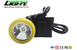 China Lithium lon 2A Charger ABS 10000lux LED Miners Cap Lamp supplier