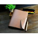 Softcover A6 ring binder organizer with snap fastner offset paper