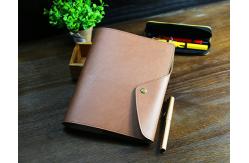 China Softcover A6 ring binder organizer with snap fastner offset paper supplier