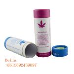 Round CBD Oil Paper Box Packaging Tube Cylindrical Shape Customized Logo For Herbal for sale