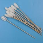 720 Lint Free Wooden Stick Soft Foam Cover Cotton Cleanroom Swab Applicator for sale