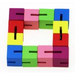 Educational 5.4*4cm Geometric Wooden Blocks 60g CE certificate for sale