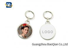 China Beautiful Girl Image Custom 3D Keychain , Personalised 3D Keyrings MET Material supplier