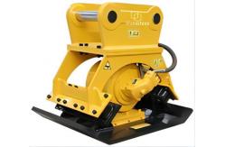 China Vibration Proof Hydraulic Plate Compactor For Excavator 45 Degree Inclined supplier
