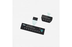 China White Blue Backlit Membrane Switches DC 12V With Glossy Matte Surface supplier