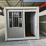 Secure and Stylish Door Options for Folding Container House with EPS Sandwich Panel and Steel Sheet for sale