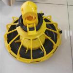 Black Yellow Poultry Feeders 2L Feed Pans For Chickens for sale