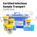 Vaccine Medical UN2814 Box 30L Biosafety Transport Box Blue for sale