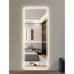Rectangular Bathroom Hardware Sets , Illuminated Full Body LED Dressing Mirror