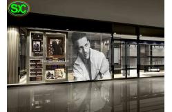 China Flexible Magic Window Glass Transparent LED Screen Display P6.25 supplier