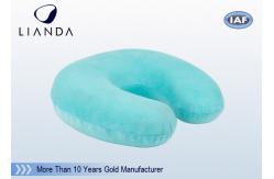 China Durability Compared Foam Travel Neck Pillow Removable Washable Cover With Zip supplier