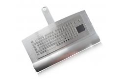 China IP68 Dynamic Vandal Proof Industrial Keyboard with 103 Keys & Touchpad supplier