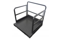 China 16 Gas Cylinder Rack For Forklift Distribution Gas Cylinder Pallet supplier
