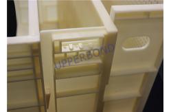 China Wear Proof Yellow Cig Loading Tray Safely For Cigarette Packing Machine supplier