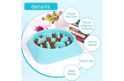 China Non Toxic Preventing Choking Slow Eating Pet Bowl For Dog supplier