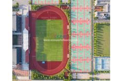 China Colourful Running Track Flooring Synthetic Tartan Track Flooring Mat supplier