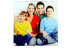 China Sublimation 20*20Toughened glass Photo Frame supplier