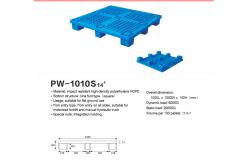 China 450pcs MOQ Heavy Duty Stackable Plastic Pallet Nine Foot Style supplier